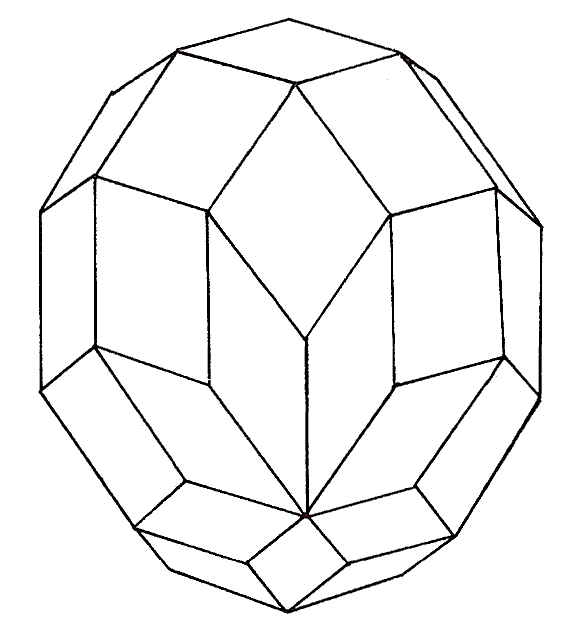 Figure 17: Polar Zonahedron from CHH Franklin’s drawing