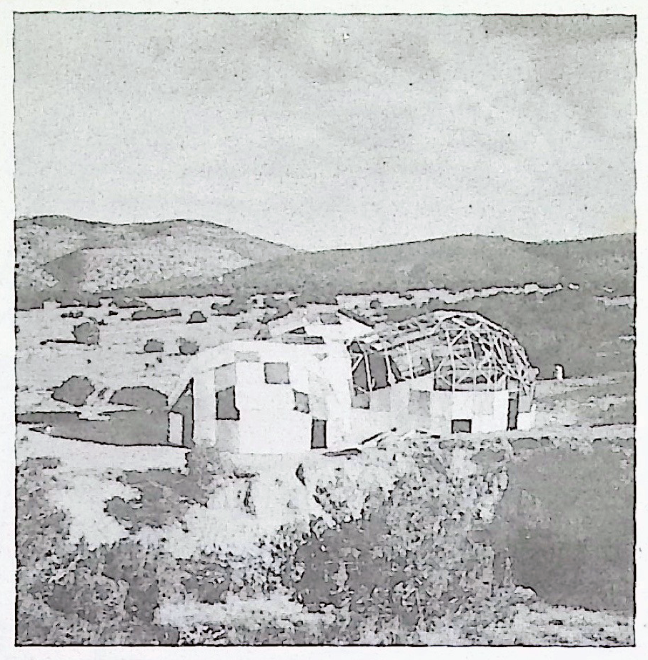 Figure 3: Construction of a Zome structure