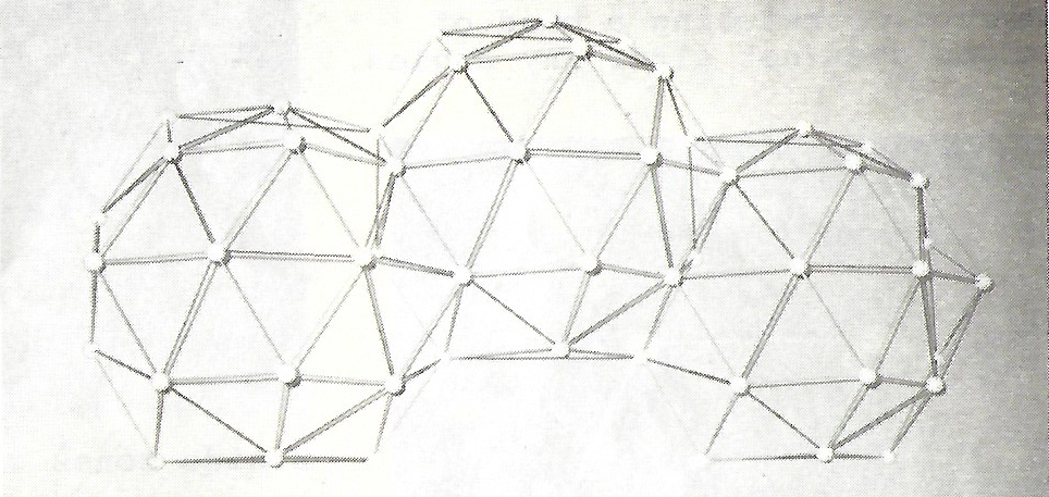 Figure 48: Three triacontahedra fused, through skew hexagon.